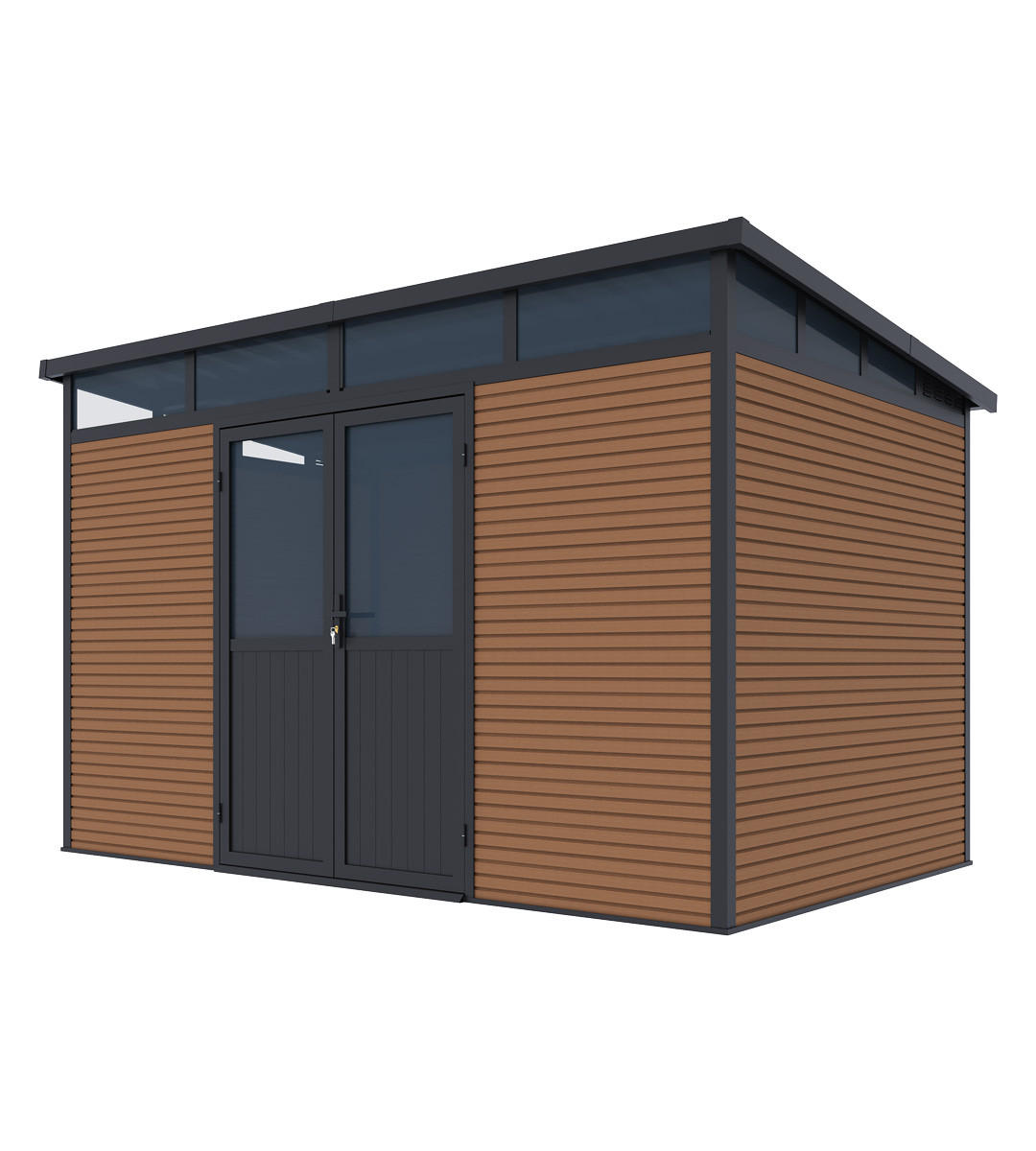 Weide Gartenhaus Braun 338x226x218 cm