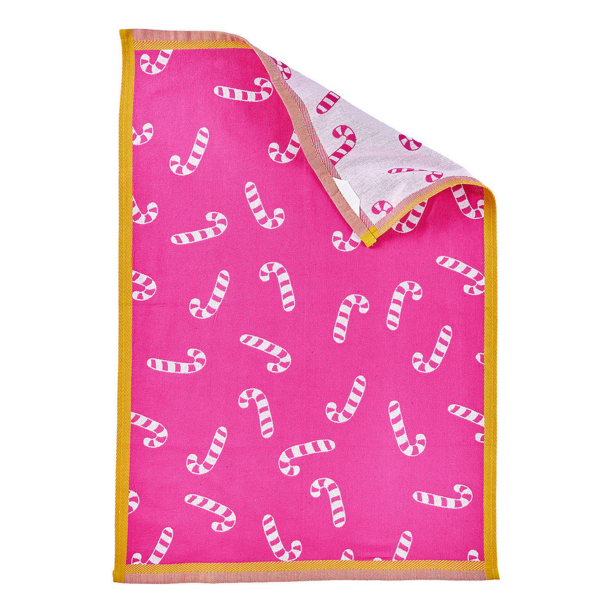 KÜCHENTUCH Sweet Xmas Candy Cane - Pink, Textil (50/67cm) - Butlers