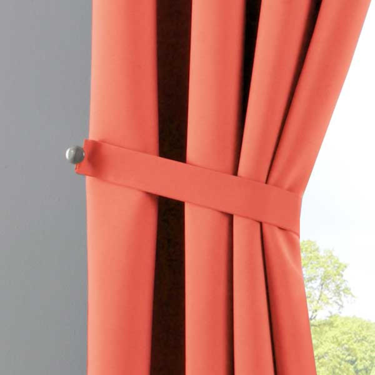 VORHANG »NEW YORK« HxB 225x295 cm Coralle - Koralle, Textil (295/225cm) - Gardinenbox