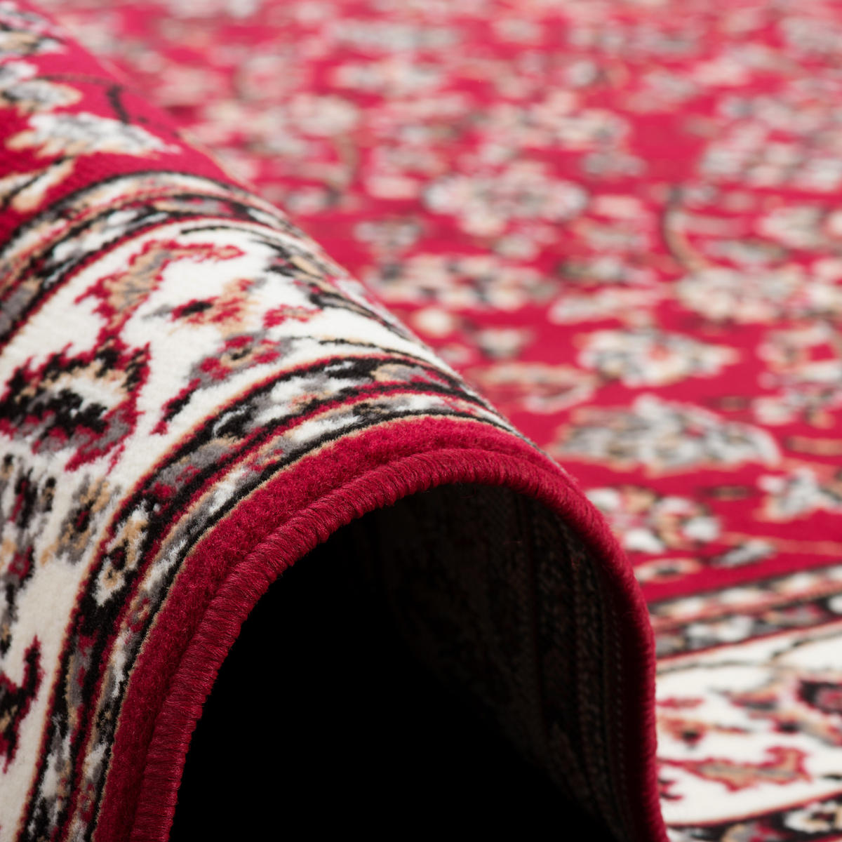 ORIENT TEPPICH TRENDLINE ROT BORDÜRE - Rot, Textil (80/150cm) - Pergamon