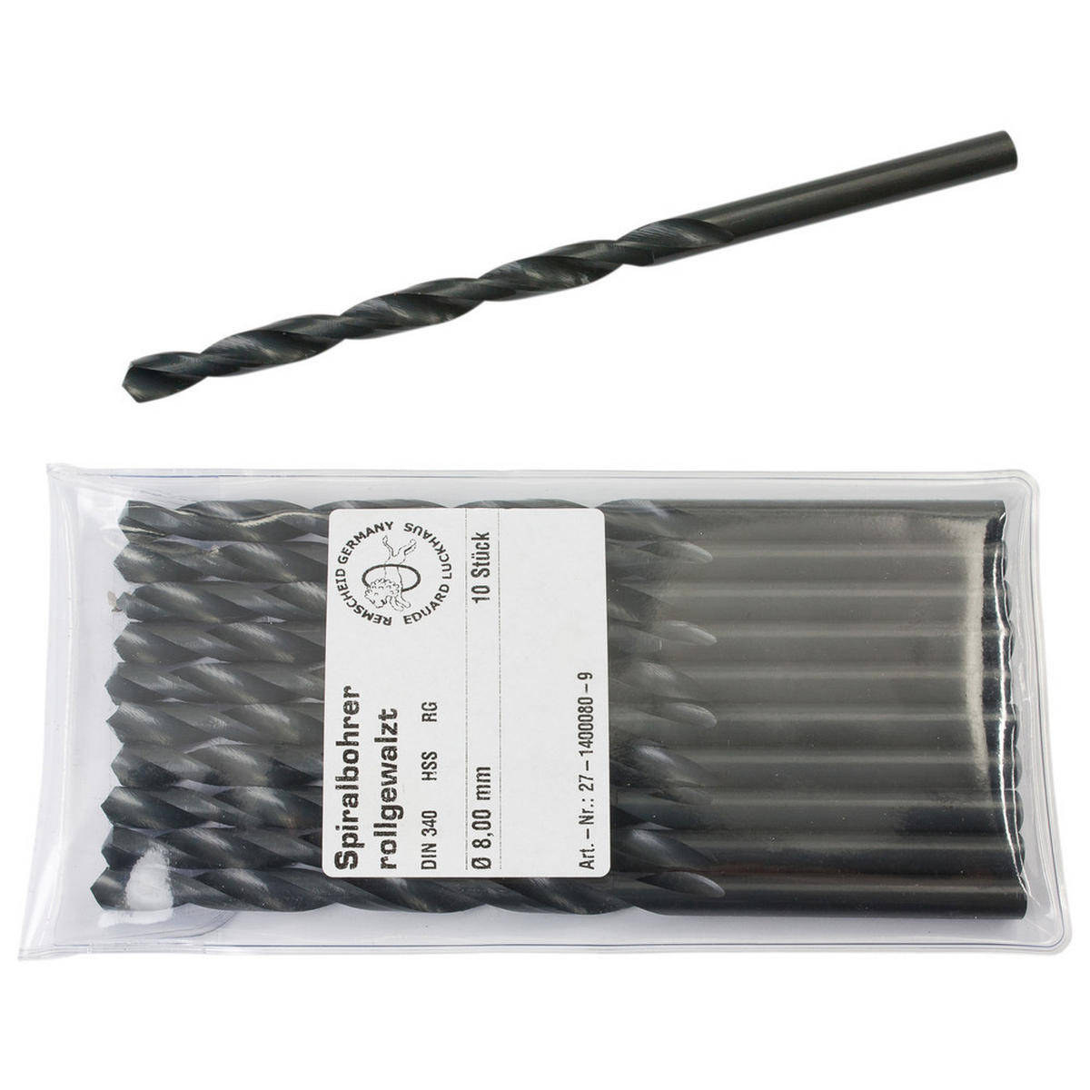 HSS-SPIRALBOHRER lang, DIN 340N, Ø 6,0 mm - Multicolor, Kunststoff (60/5/5cm) - Dönges