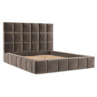 POLSTERBETT Skiathos mit Stauraum 160/200 cm Braun im Terra NW Stoff - Schwarz/Naturfarben, Holz/Holzwerkstoff (160/200cm) - AltaBeds