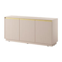 SIDEBOARD ROYAL Beige, Gold 154x39x72 cm - Beige/Goldfarben, Holzwerkstoff (154/72/39cm) - FURNLUX