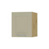 KLAPPHÄNGESCHRANK Kvantum W4B/30 Vanille Matt / Eiche Artisan Matt 30 / 32,5 / 36cm - Creme/Eiche Artisan, Holz/Holzwerkstoff (30/36/32.5cm) - Feldmann-Wohnen