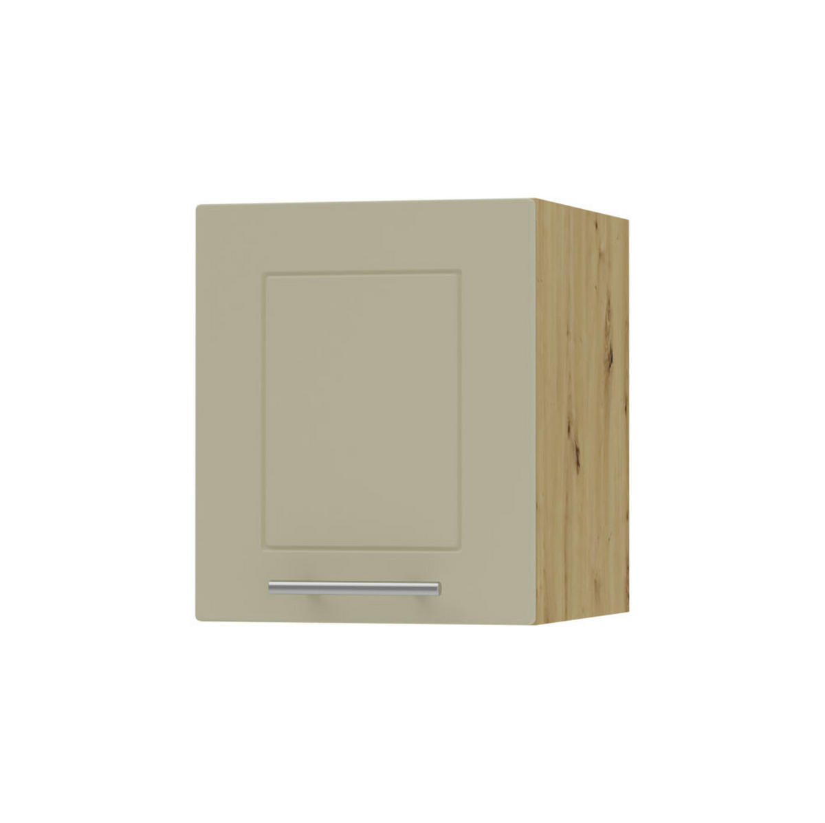 KLAPPHÄNGESCHRANK Kvantum W4B/40 Vanille Matt / Eiche Artisan Matt 40 / 32,5 / 36cm - Creme/Eiche Artisan, Holz/Holzwerkstoff (40/36/32.5cm) - Feldmann-Wohnen