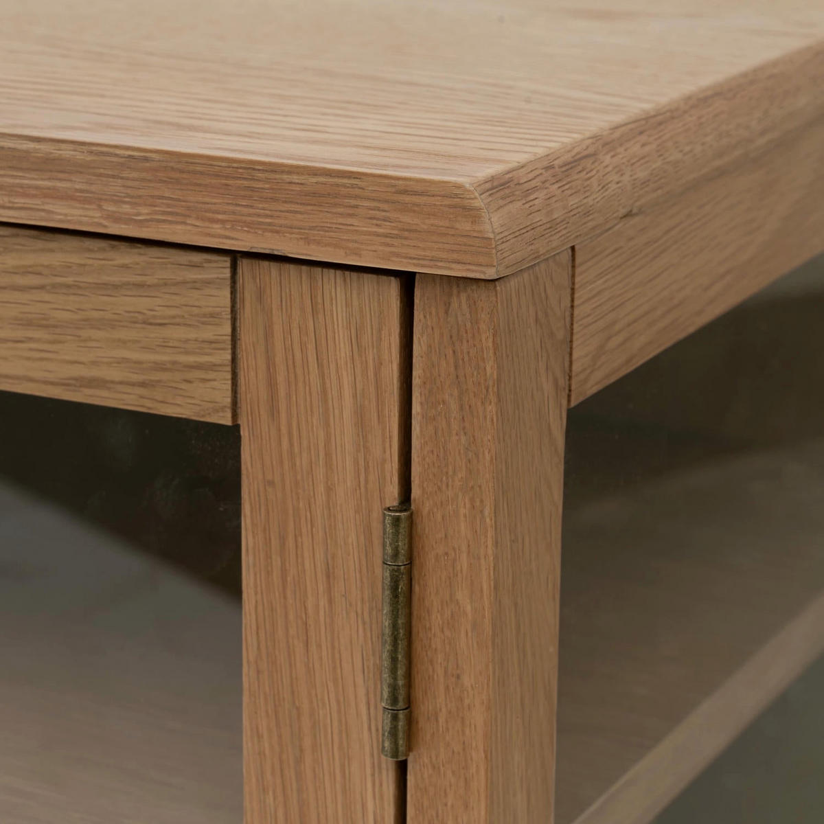 HIGHBOARD Eiche massiv - Eichefarben/Braun, Holz/Holzwerkstoff (100/125/40cm) - Furnhouse