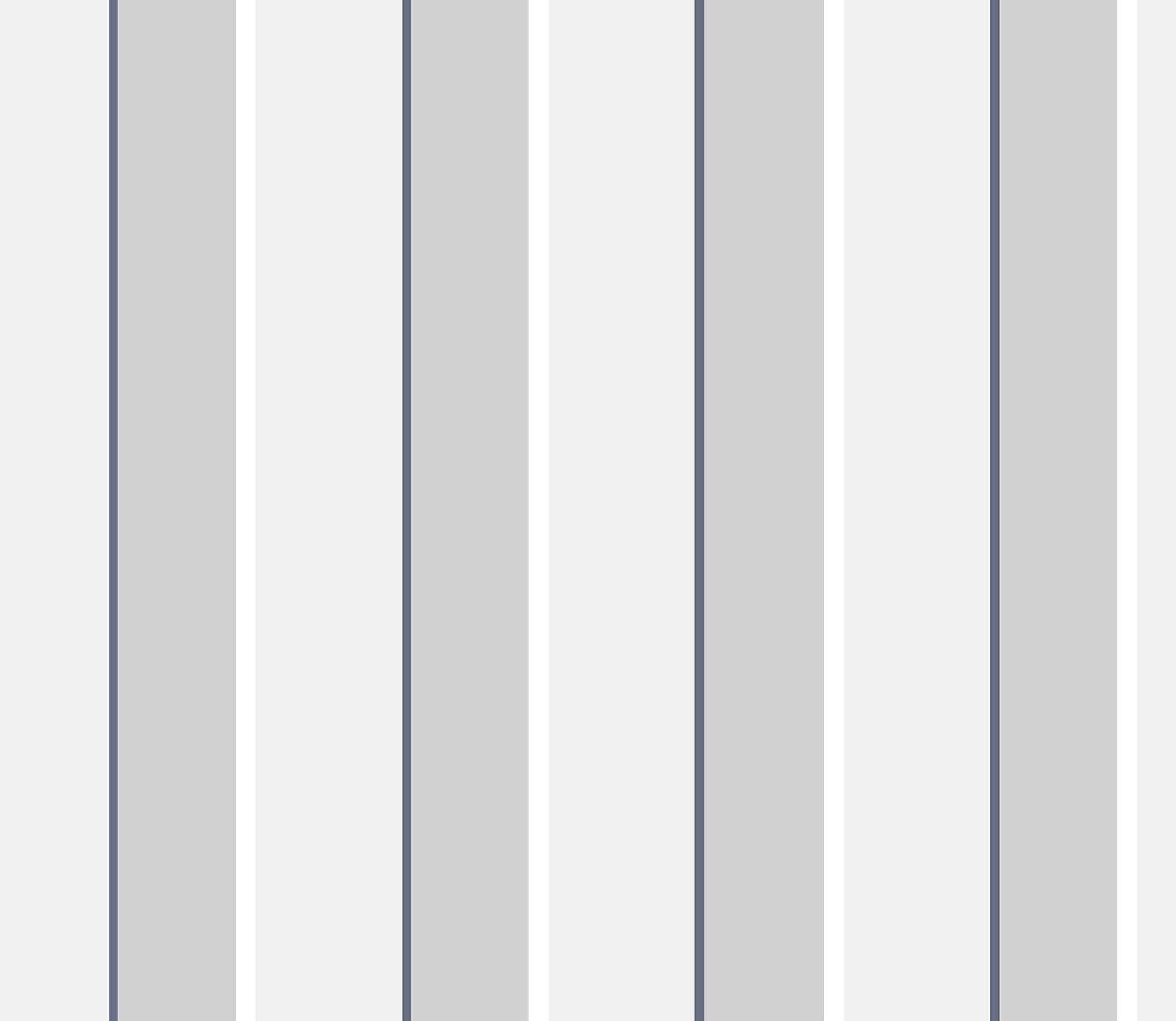 TAPETE Streifen 53 cm x 10 m - Grau, Papier (53/1000cm) - Sanders & Sanders