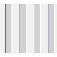 TAPETE Streifen 53 cm x 10 m - Grau, Papier (53/1000cm) - Sanders & Sanders