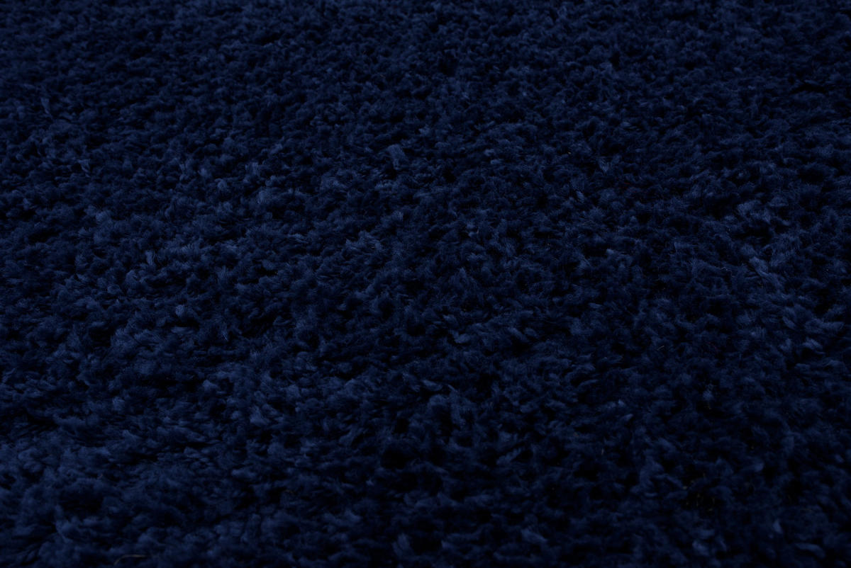 TEPPICH ESSENCE ROUND Marine 160/160 cm - Blau, Textil (160/160cm) - Tapiso