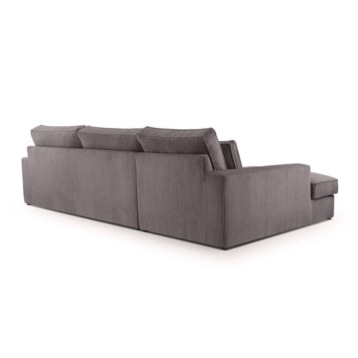 ECKSOFA 4 Sitzer Medan Mini, Hellbraun - Hellbraun, Textil (276/176cm) - Fedve