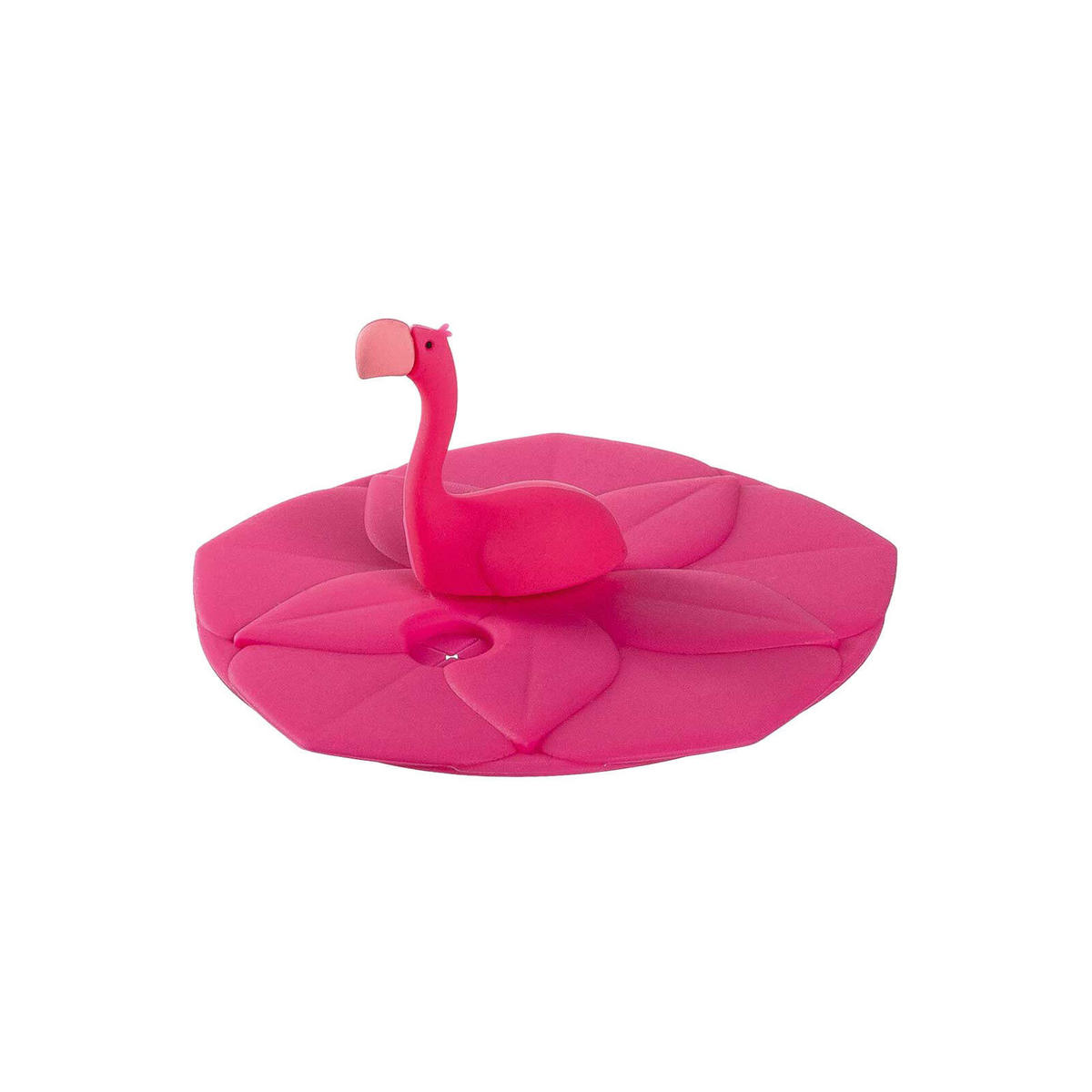 KINDERBECHER MIT DECKEL Bambini Einhorn & Flamingo 215 ml 2er Set - Pink/Weiß, Kunststoff (0.215L) - Leonardo Living