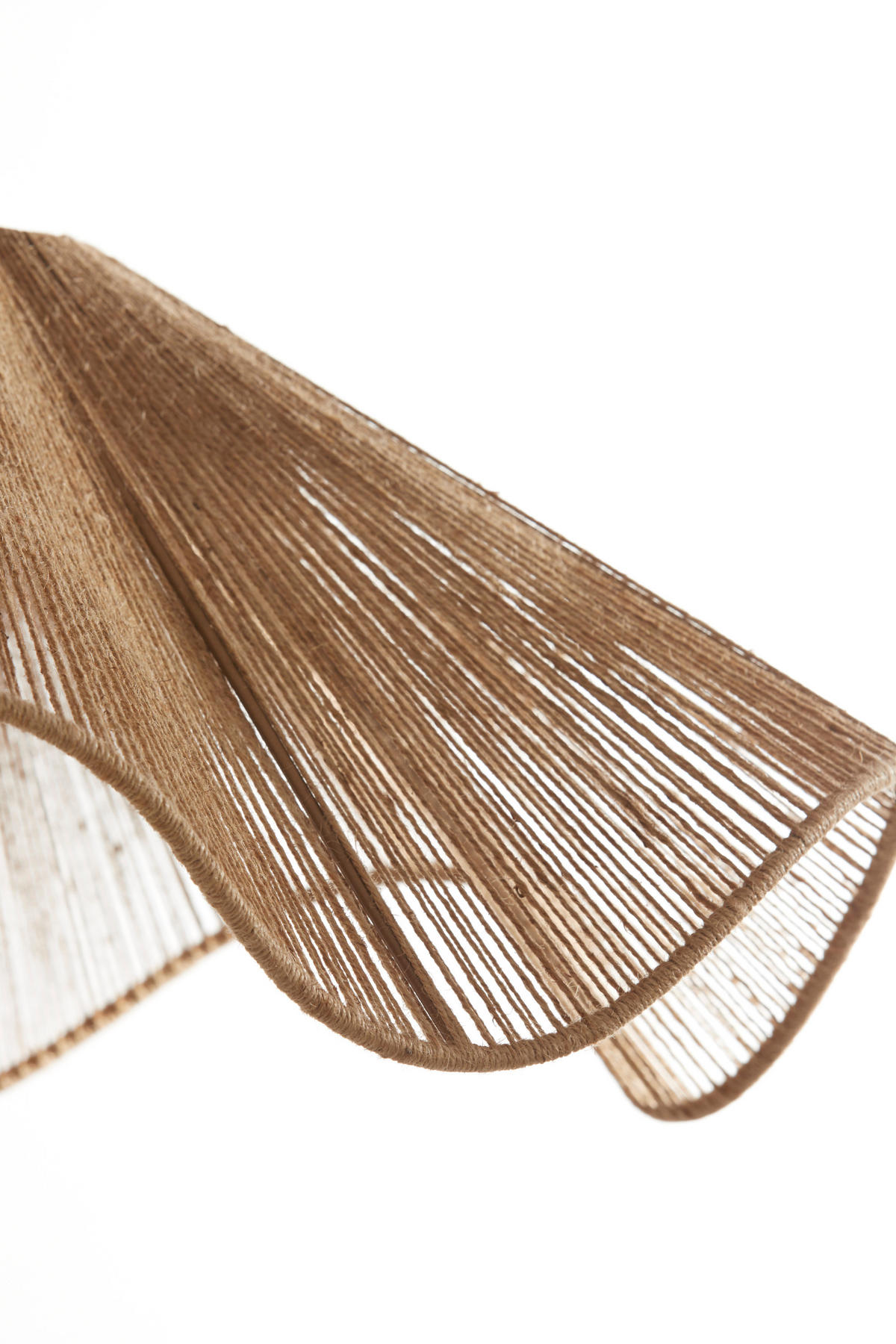 HÄNGELAMPE - Braun - 60/60/24 cm - Braun, Textil (60/60/24cm) - Light & Living