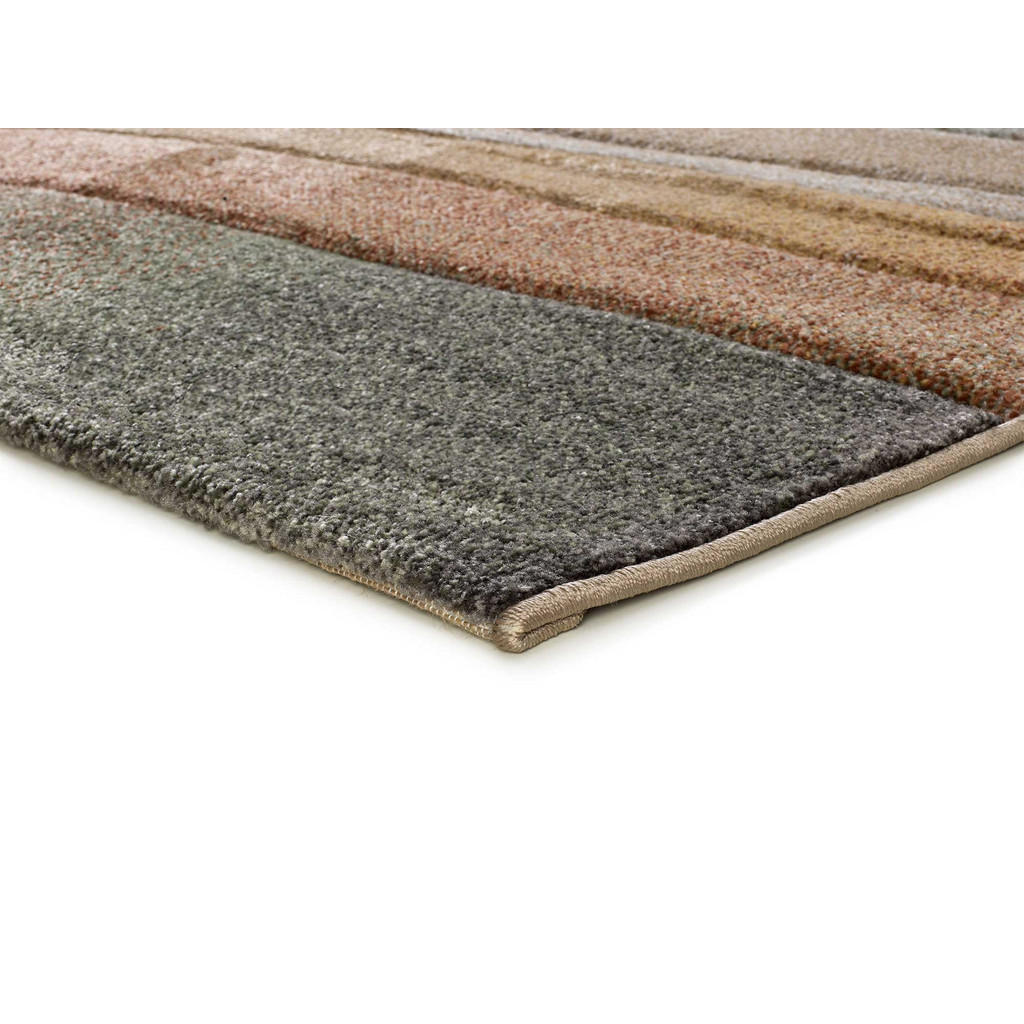 Thumbnail - Atticgo Webteppich, Mehrfarbig, Kupfer, Grün, Beige, Textil, Abstrakt, Rechteckig, 160x230 cm, Oeko-Tex® Standard 100, i...
