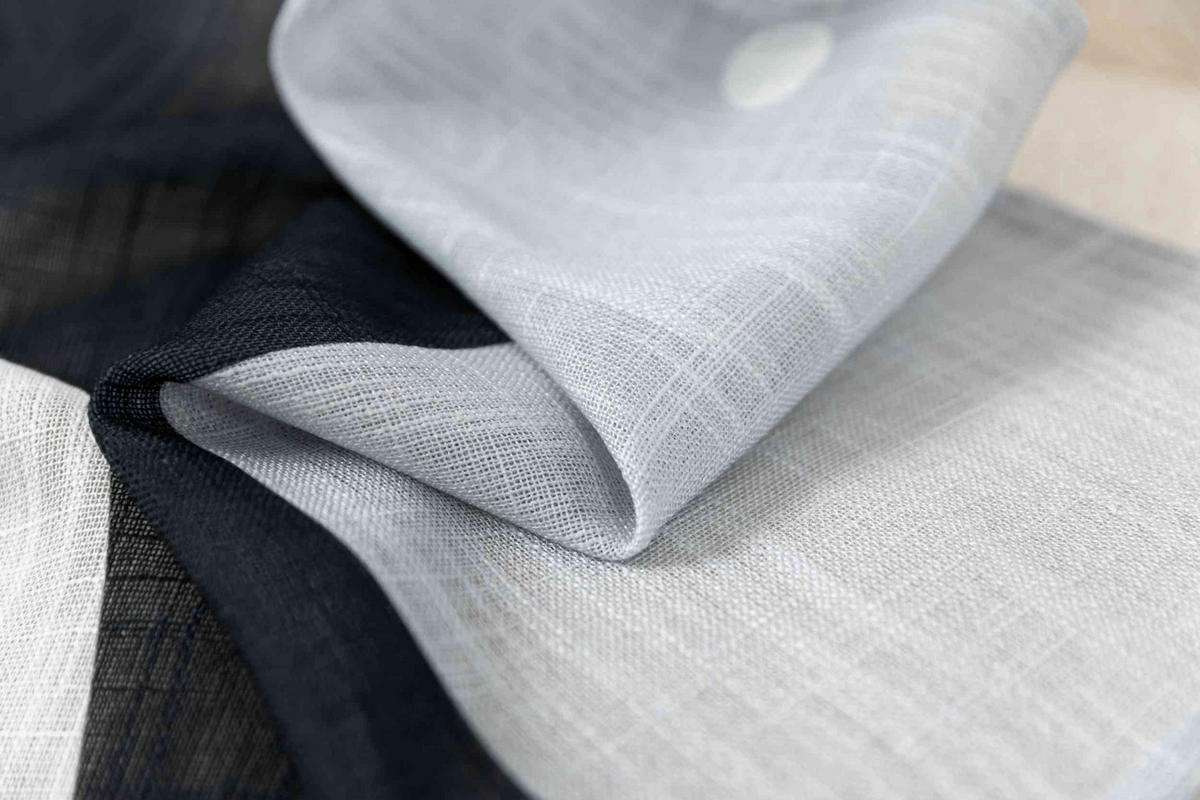 VORHANG 2ER SET SEOUL HxB 245x140 cm Panda - Weiß, Textil (140/245cm) - Gardinenbox