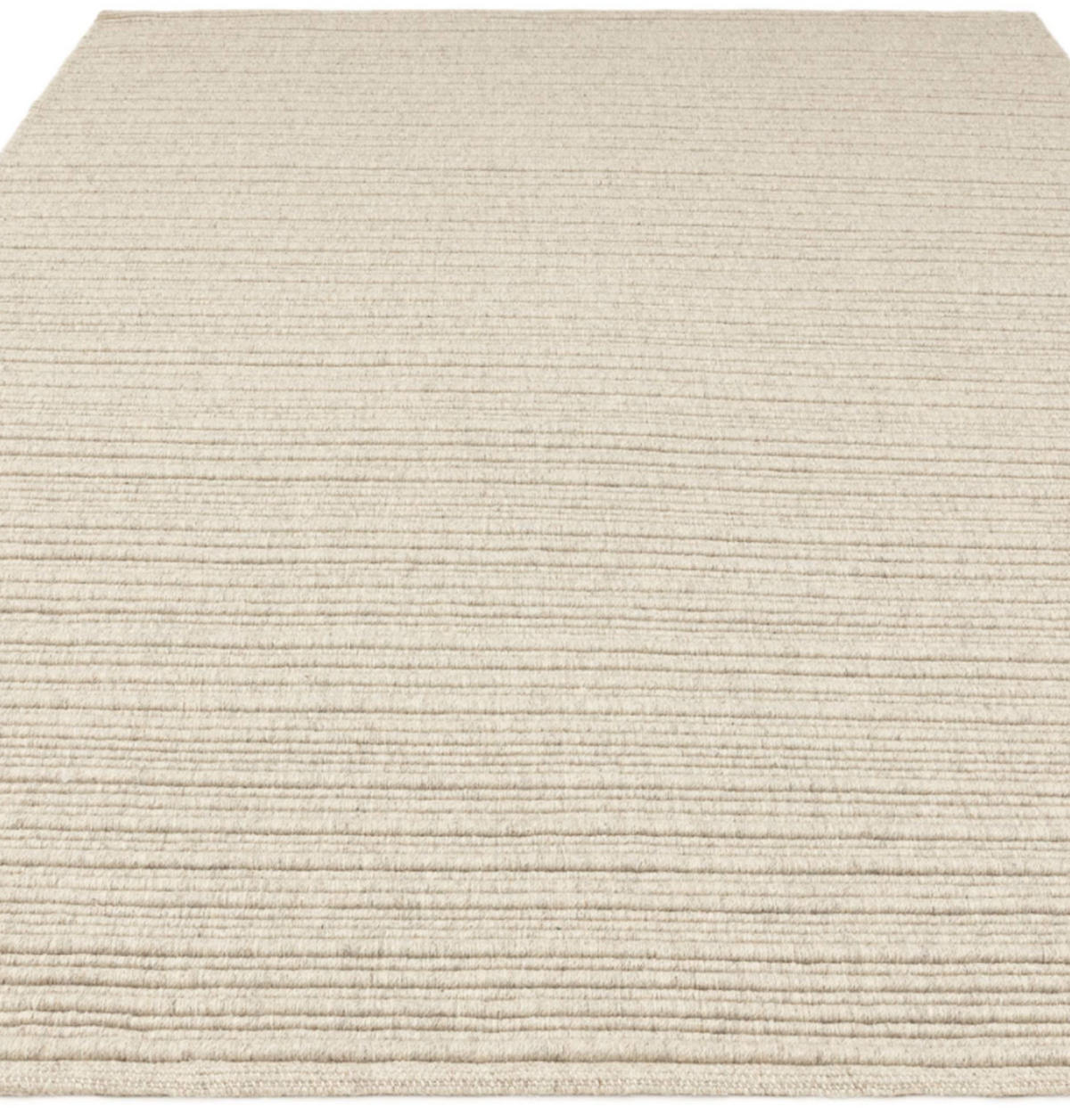 TEPPICH Wohn-/Schlafzimmer Flachgewebe TORRENTO Weiß 160x230 cm - Weiß, Naturmaterialien (160/230cm) - Novatrend