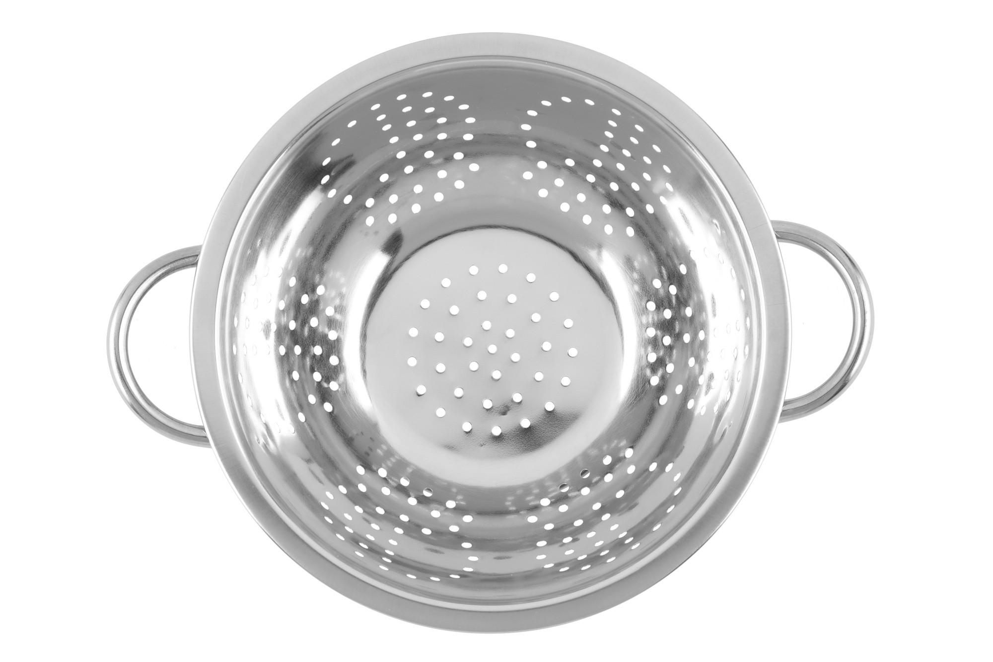 SIEB mit Griffen Ø 24 cm - Silberfarben, Metall (24cm)