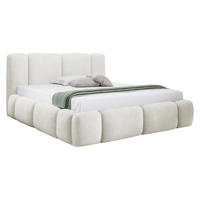 POLSTERBETT Bianco Boucle - Creme, Holz/Textil (200/200cm) - MIRJAN24