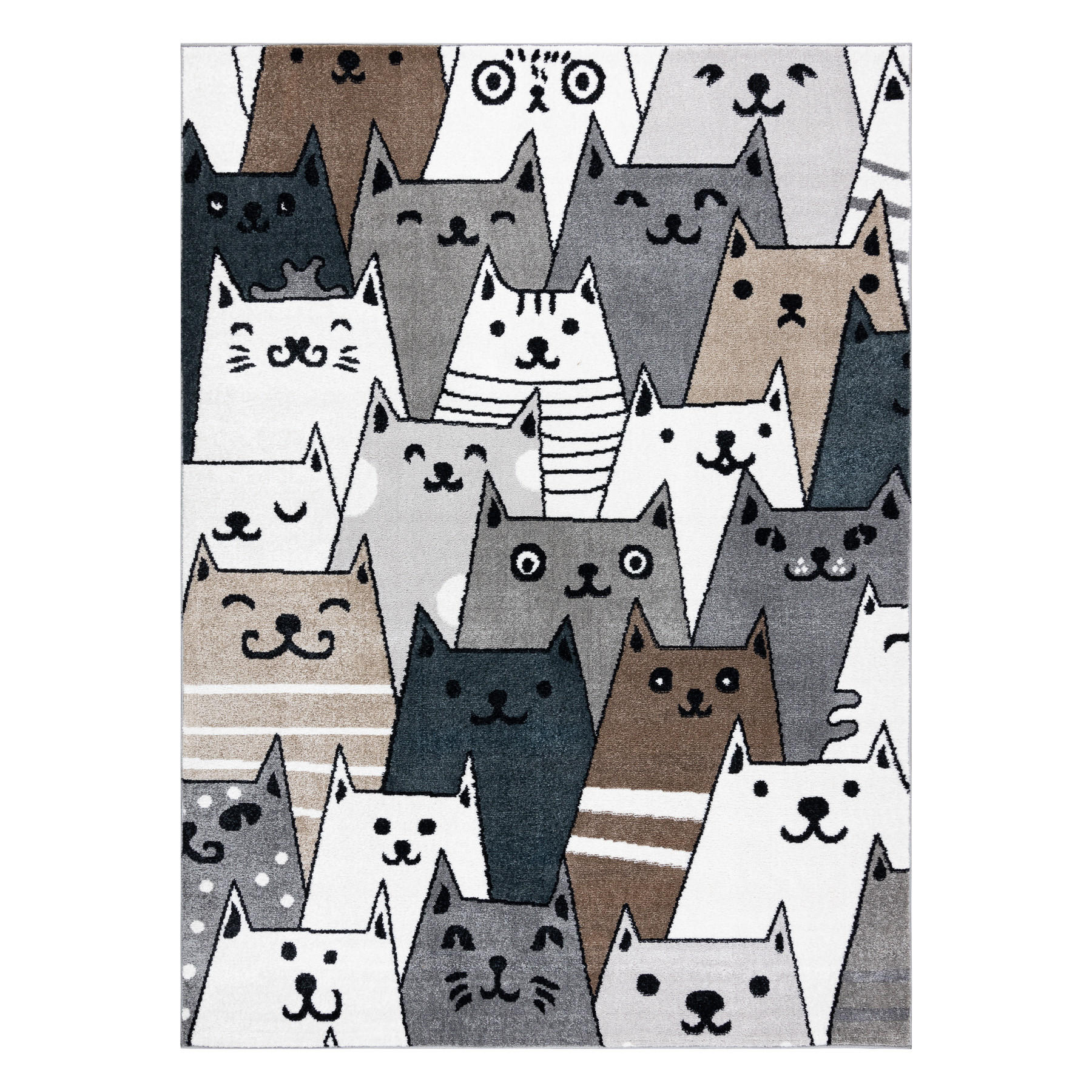 TEPPICH Fun 140/190 cm - Multicolor, Textil (140/190cm) - rugsX