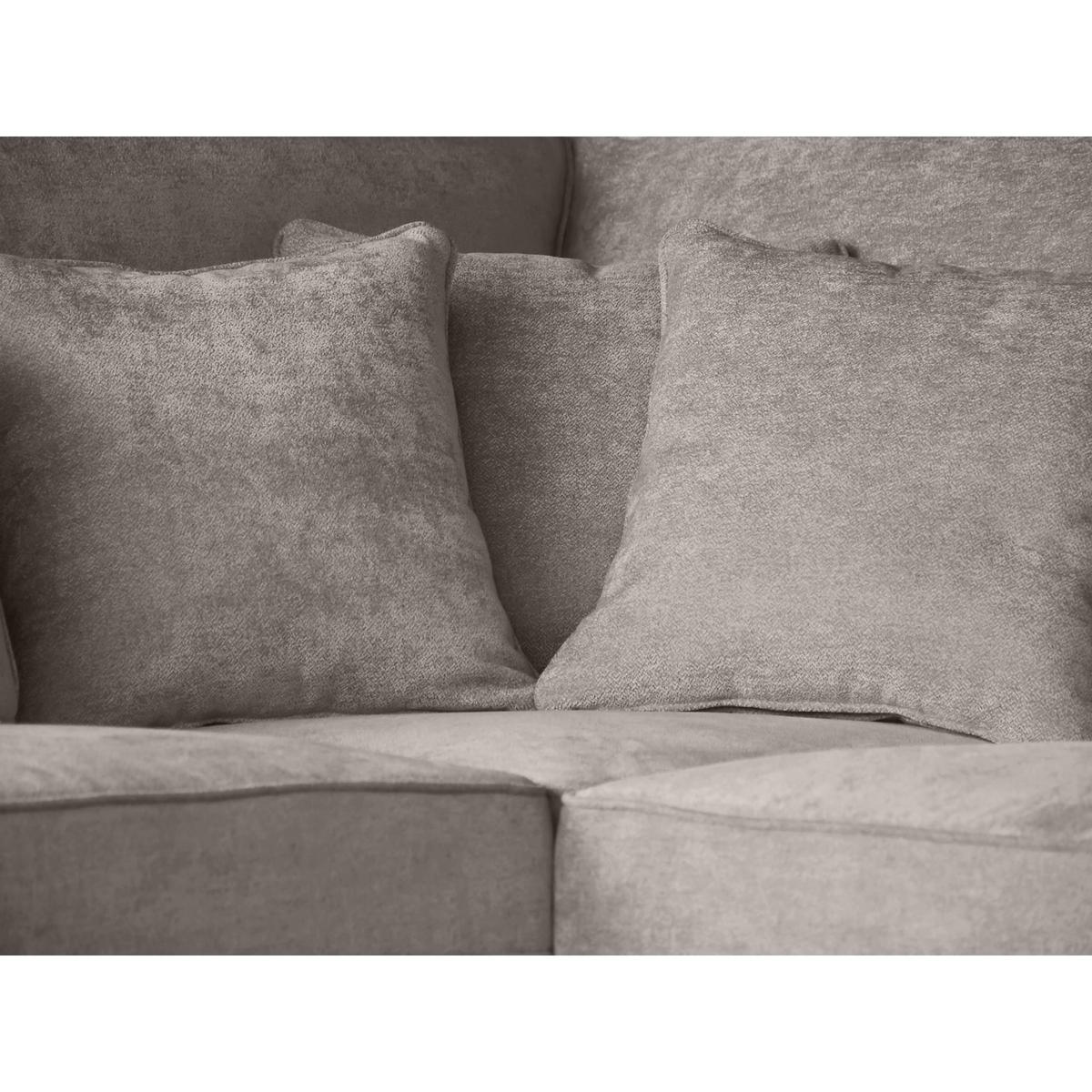 ECKSOFA Parma ohne Schlaffunktion cappuccino rechts - Schwarz/Cappuccino, Textil (314/224cm) - Beautysofa