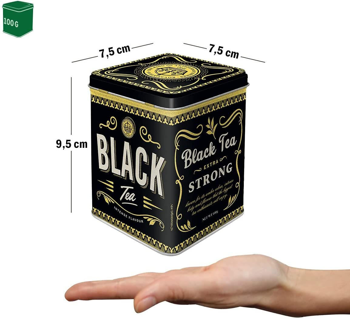 TEEDOSE Home & Country Black Tea - Multicolor, Metall (1/9.5cm) - Nostalgic-Art