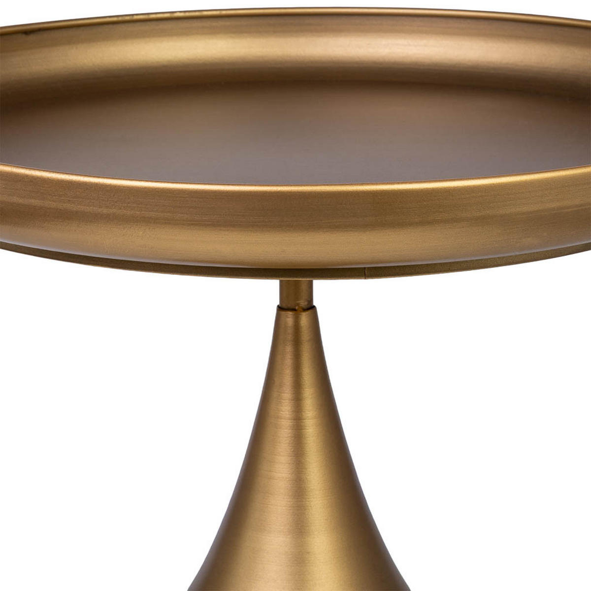 TISCH aus Metall, 51x54cm - Goldfarben, Metall (51/51/53.5cm) - Wanderlust