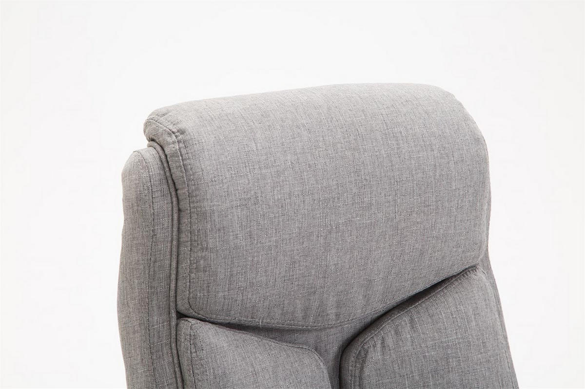 BÜROSTUHL Volute, Stoff Grau - Grau, Textil/Metall (65/125/73cm) - TPFLiving