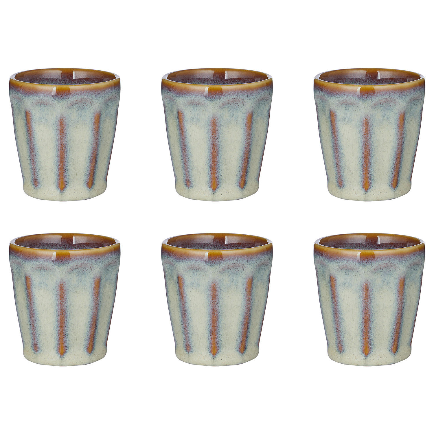 ESPRESSOTASSE (6er Set) Bergamo - Taupe, Keramik (0.07L) - Butlers