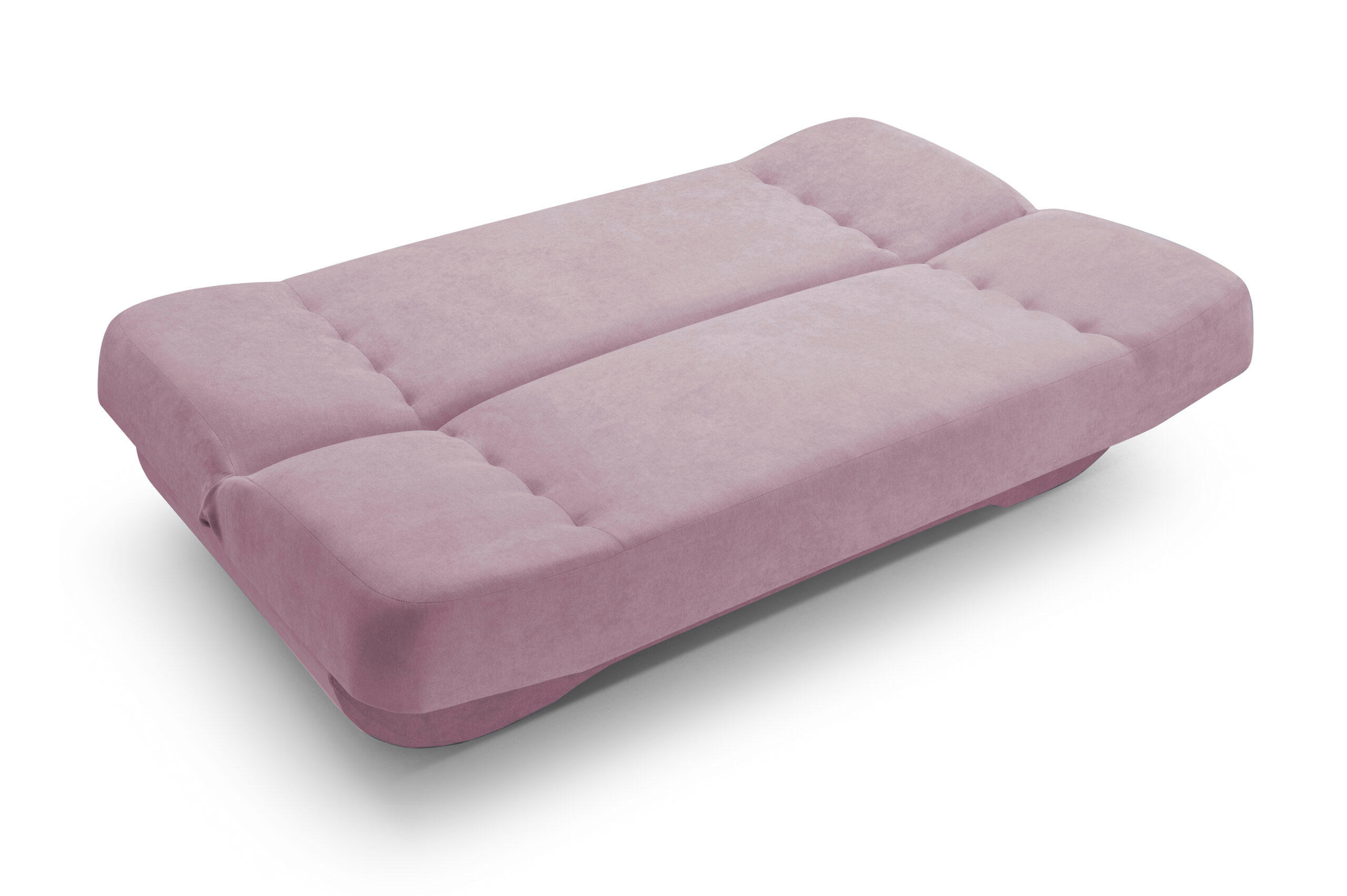 SCHLAFSOFA -PAFOS (Rosa) - Rosa, Holz (192/90/87cm) - Möblo