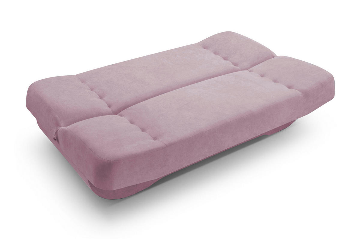 SCHLAFSOFA -PAFOS (Rosa) - Rosa, Holz (192/90/87cm) - Möblo