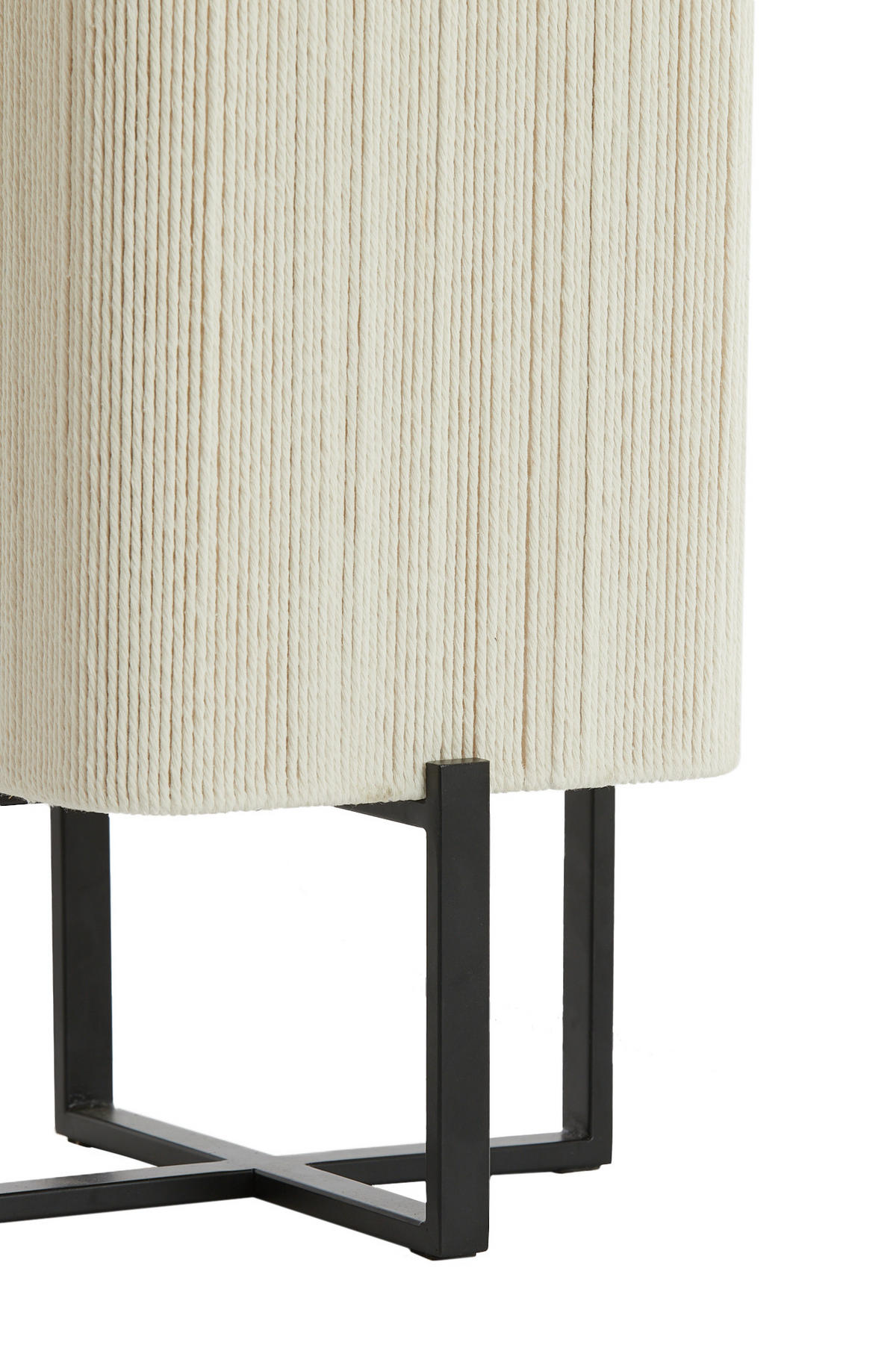 TISCHLEUCHTE Wyn Schwarz 21,5/21,5/50,5 cm - Schwarz, Metall (21.5/21.5/50.5cm) - Light & Living
