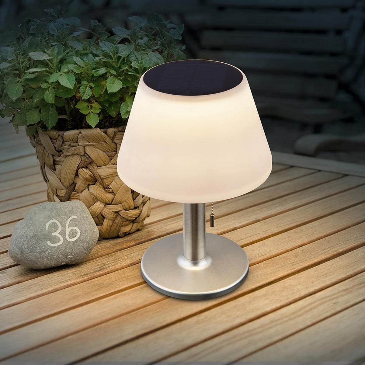 LED AUSSENLEUCHTE Kunststoff Silber 2er Set - Silberfarben, Metall (18.5/18.5/28cm)