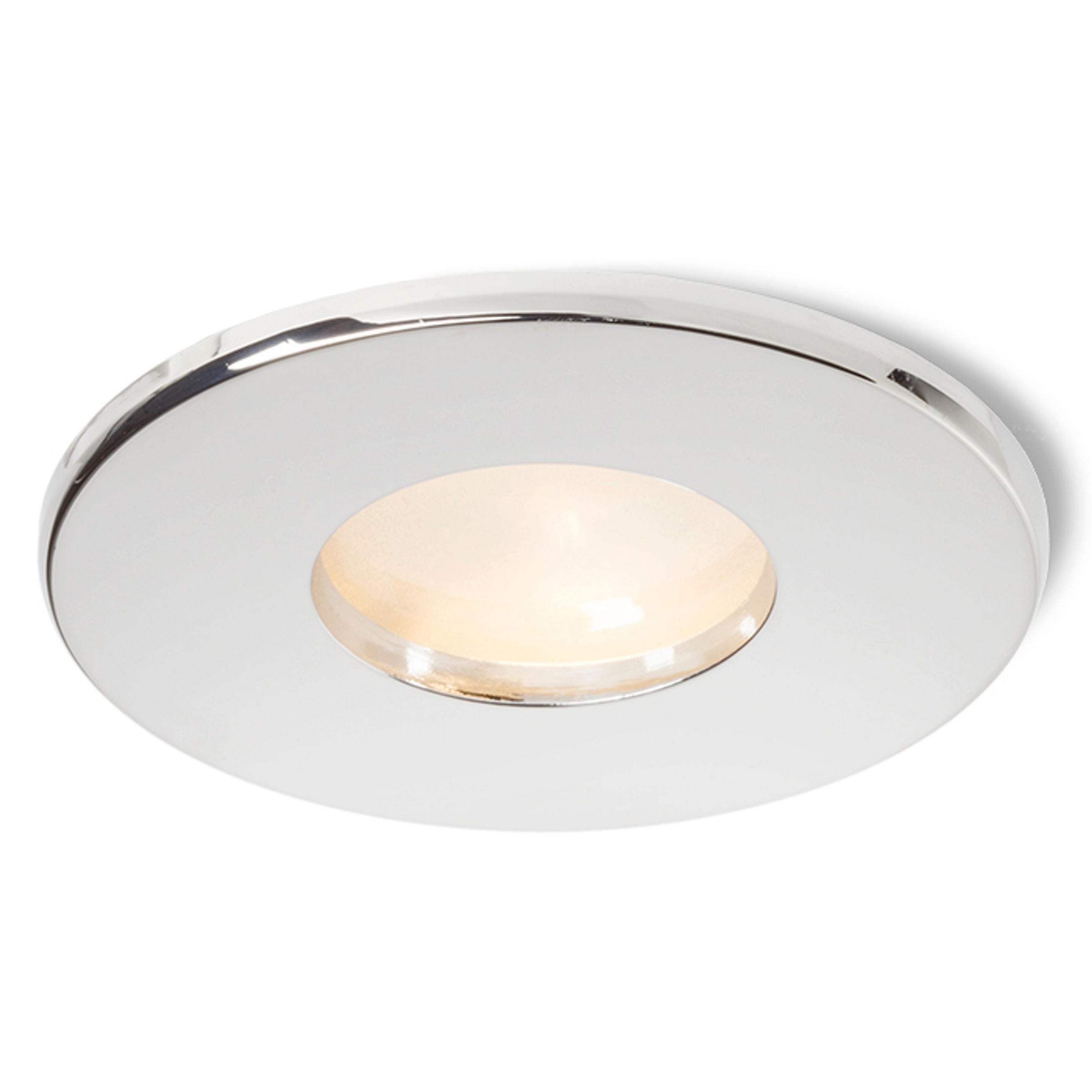 EINBAULEUCHTE SPLASH R Chrom 8 W IP65 - Chromfarben, Metall (83/83/4cm) - Rendl