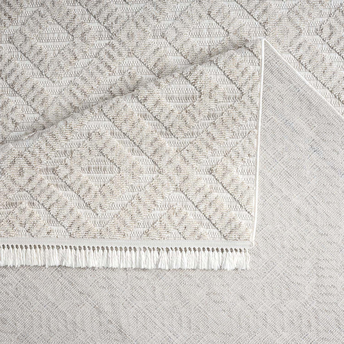 KURZFLOR-TEPPICH Clasico 8927 Beige 200x290 cm - Beige, Textil (200/290cm) - carpet city