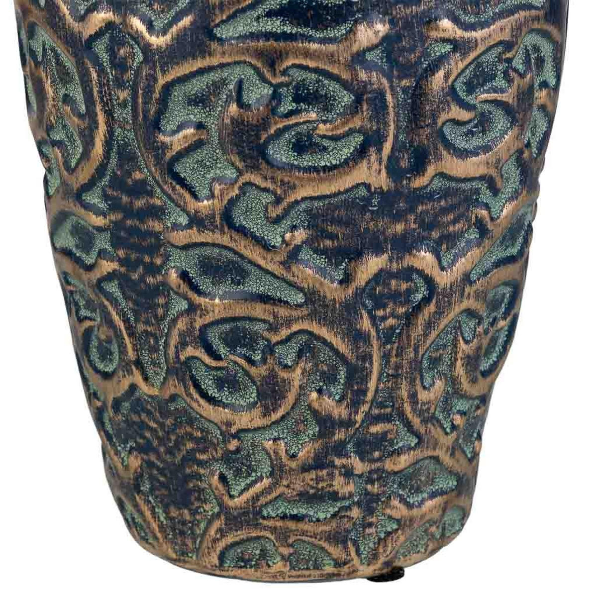 VASE aus Keramik, braun, 17x44cm - Braun, Keramik (44cm) - Wanderlust