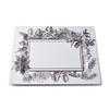 DEKOTABLETT Blanche Festive Graphite 31.5/25/1.5 cm Kunstoff - Graphitfarben, Kunststoff (31.5/1.5cm) - Mondex