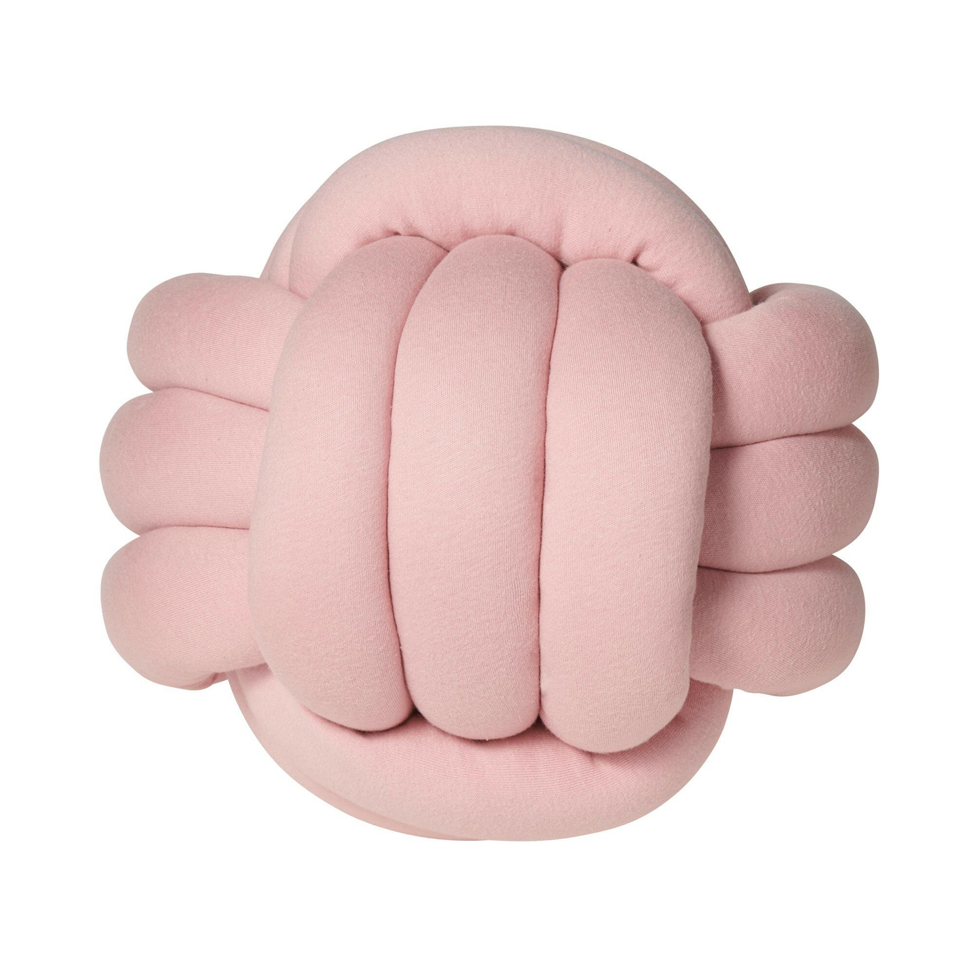 KNOTENKISSEN Jersey Rosa - Rosa, Textil (30/30cm) - nordic coast company