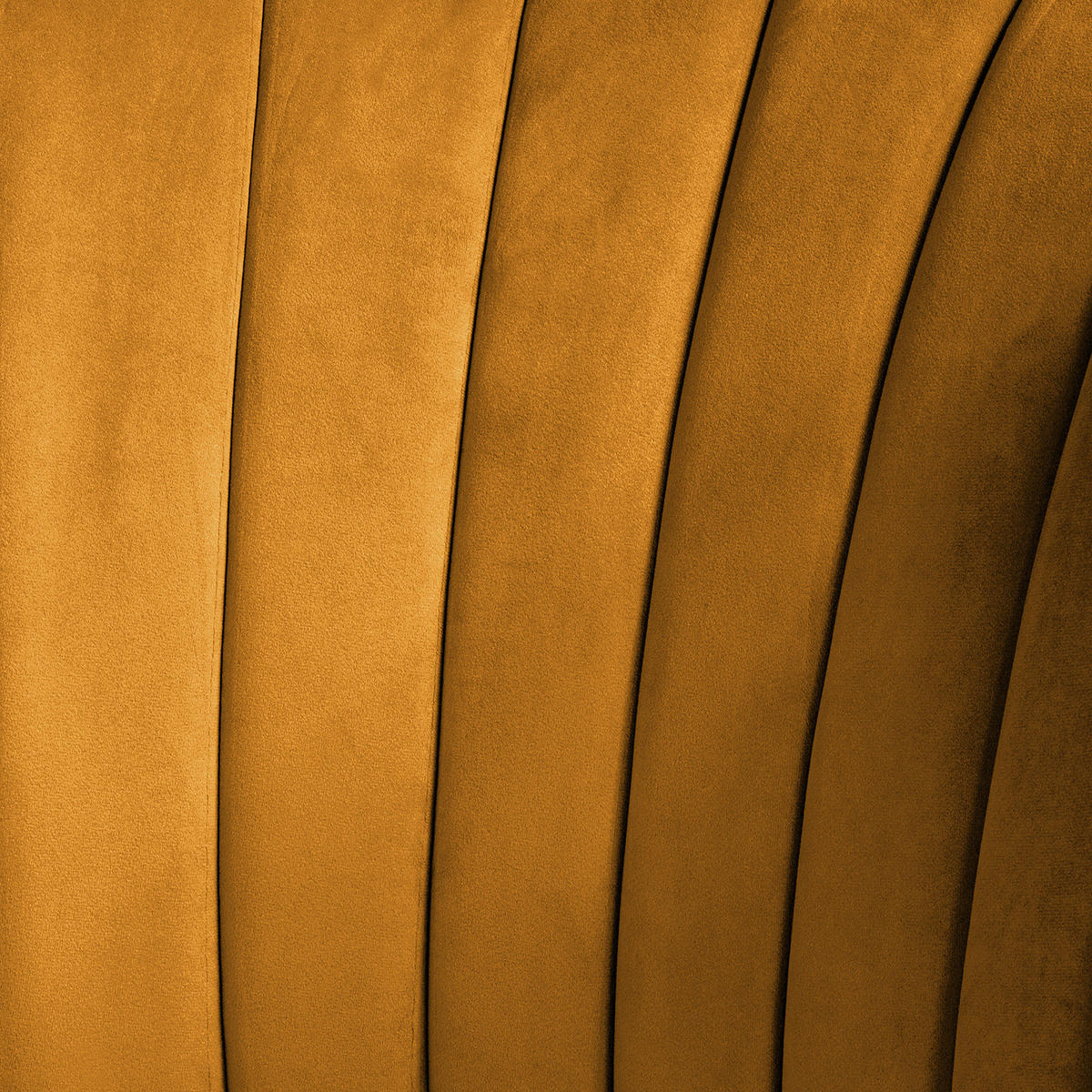 SESSEL - Samt - Braun/Honig, Birkenholz/Textil (61/81/66cm) - home24