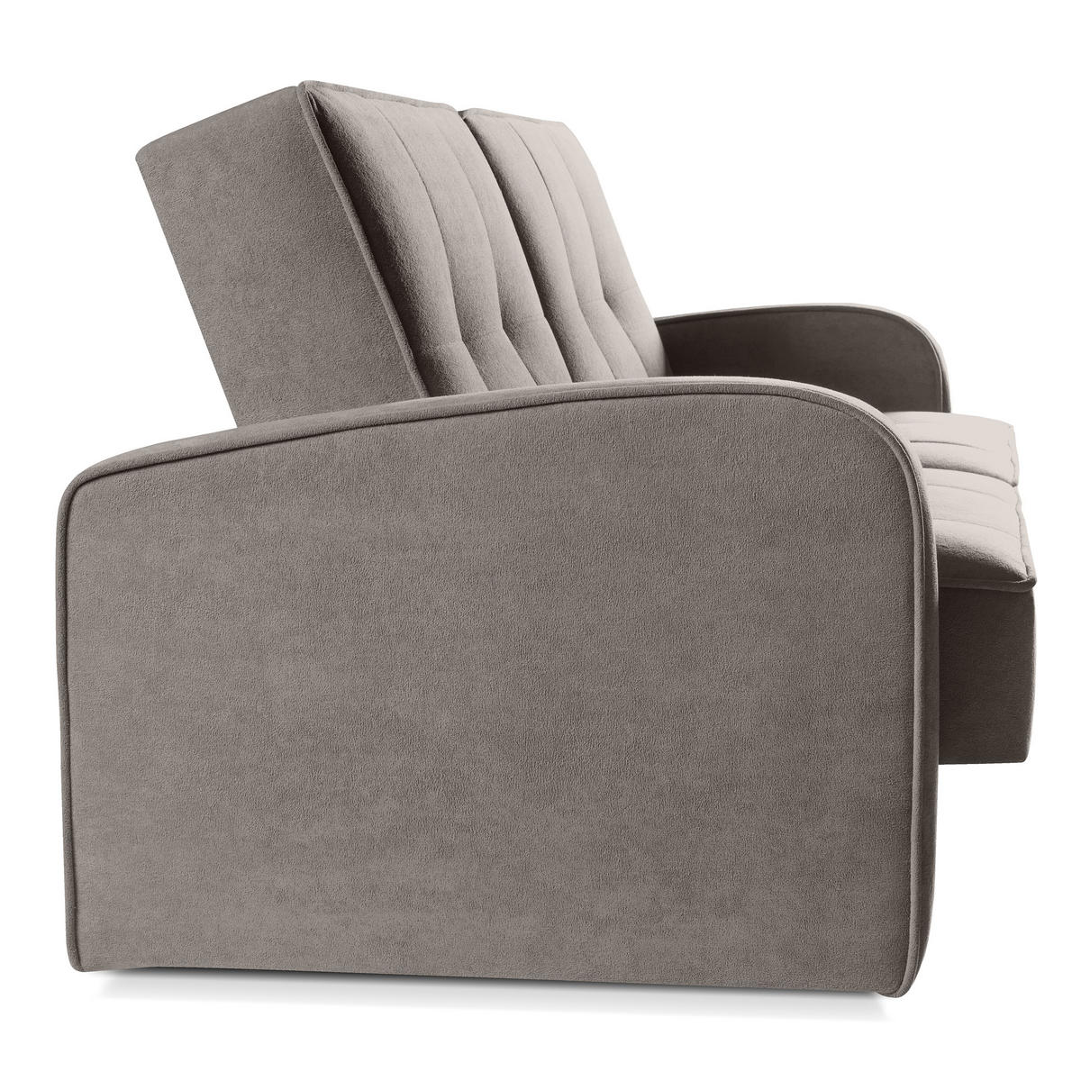 SCHLAFSOFA Pavo 3-Sitzer mit Schlaffunktion, Braun - Braun, Textil (222/90/93cm) - Beautysofa