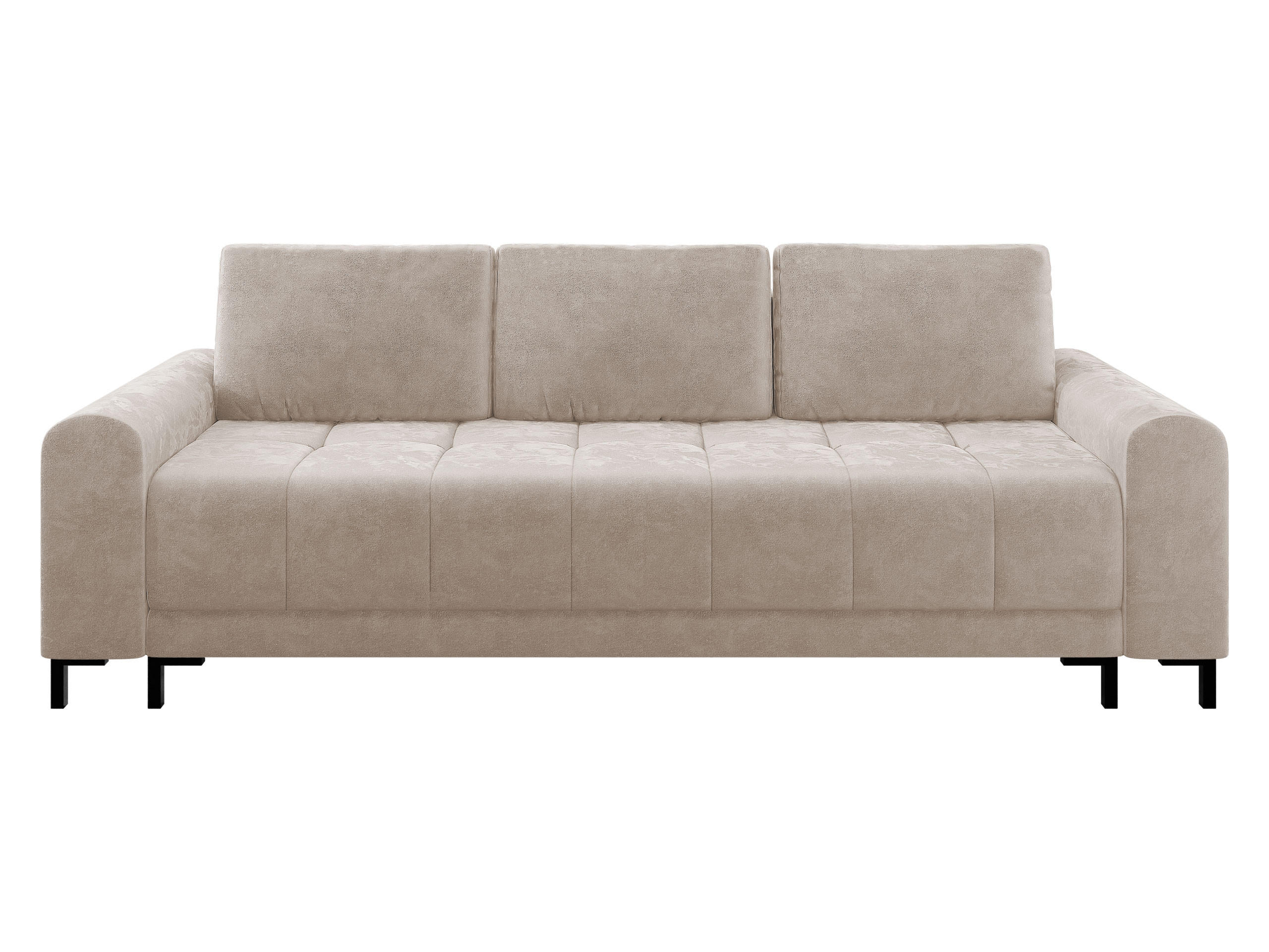 SCHLAFSOFA Aris - Schwarz/Naturfarben, Holz/Textil (238/92/95cm) - MIRJAN24