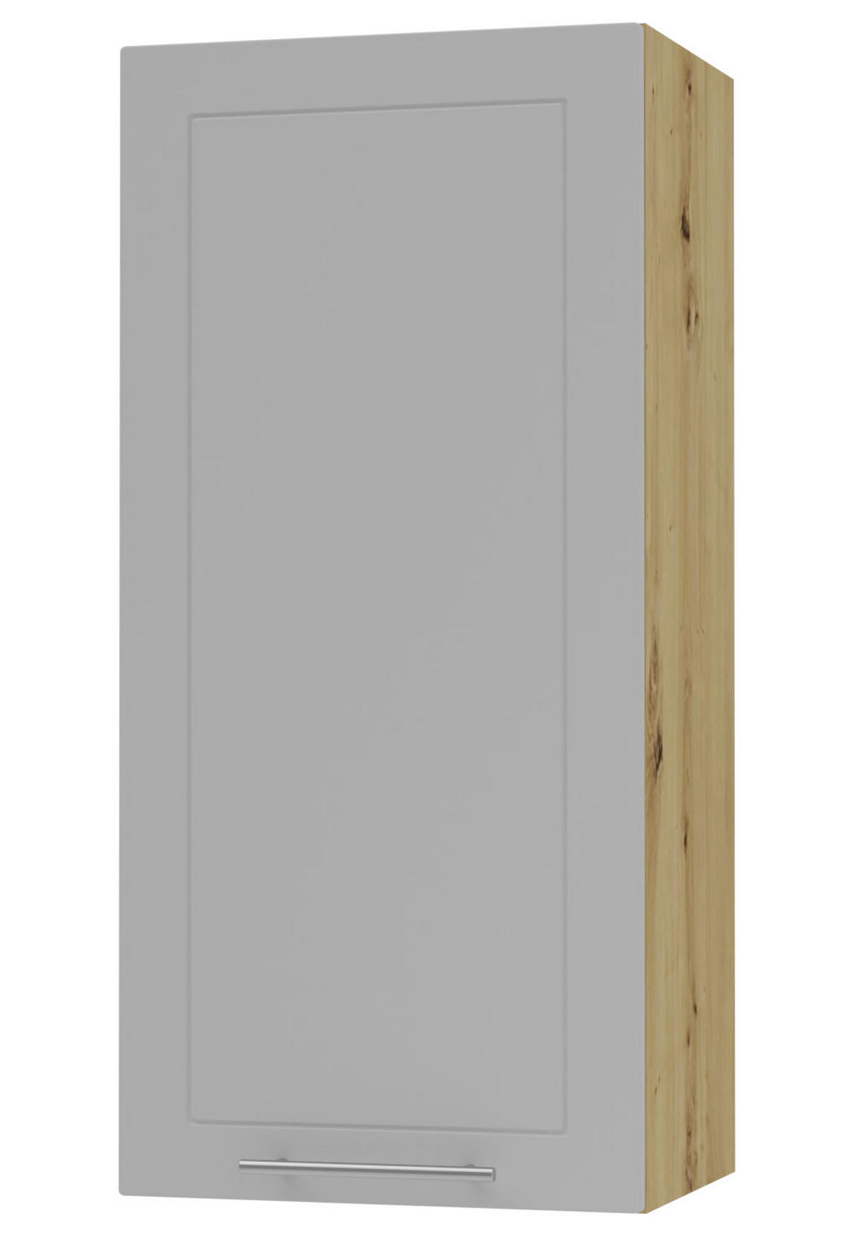 KÜCHENHÄNGESCHRANK Kvantum W4/45 Dust Grey Matt / Eiche Artisan Matt 45 / 32,5 / 96cm - Eiche Artisan/Grau, Holz/Holzwerkstoff (45/96/32.5cm) - Feldmann-Wohnen