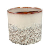 TOPF Suzann Beige 17/17/15.5cm - Beige, Keramik (15.5cm) - PTMD Collection