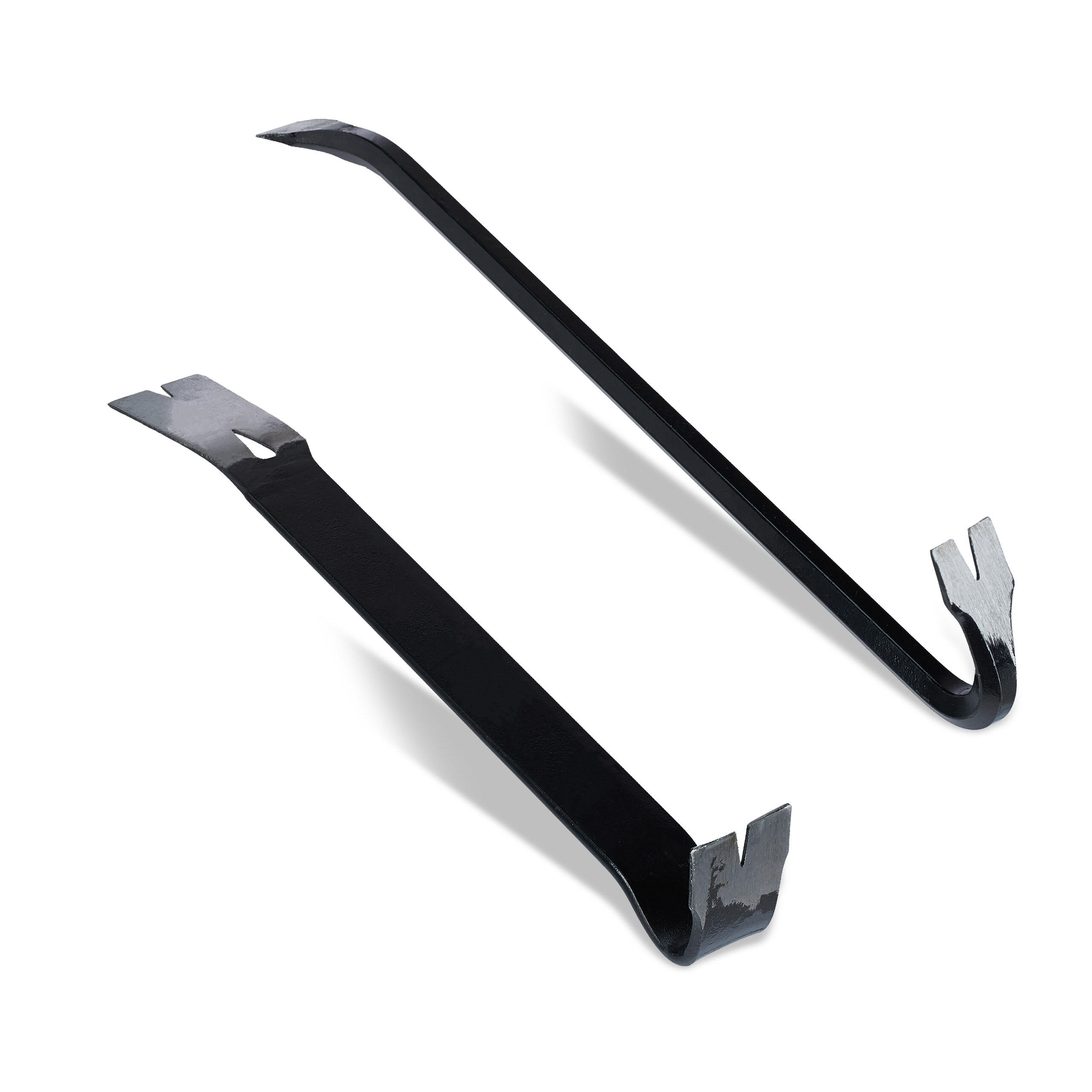 2-TLG.BRECHEISEN-SET - Schwarz, Metall (1.5/45/2.5cm) - Relaxdays