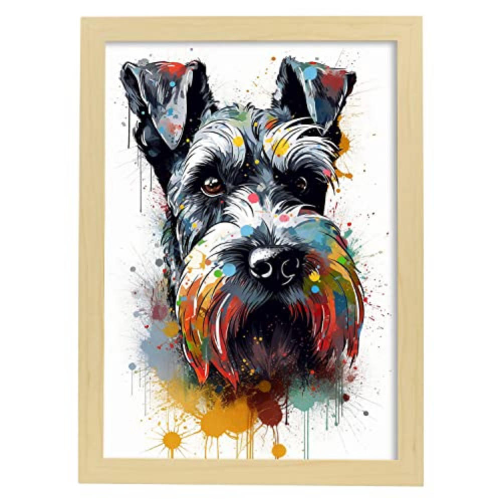 POSTER Rosina Wachtmeister – Bäume A3 Rahmen Aus Hellem Holz - Beige, Papier (29.7/5/42cm) - Nacnic