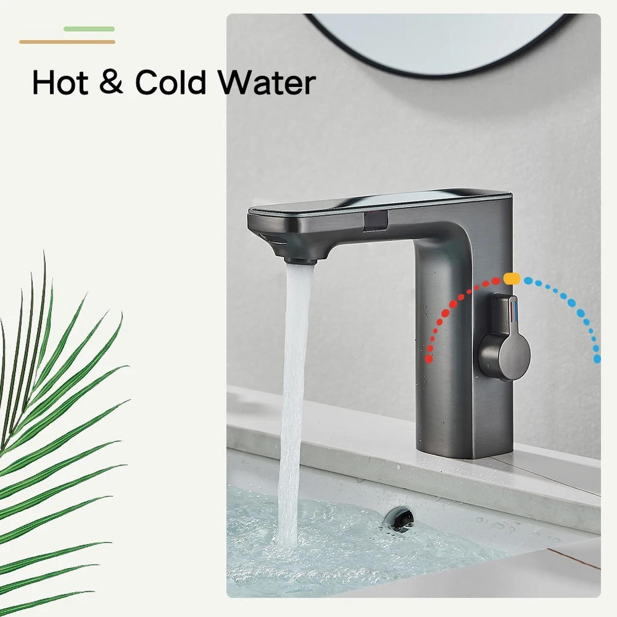WASCHTISCHARMATUR Smart Sensor Chrom - Chromfarben, Metall (14/18/4.5cm) - Kaket