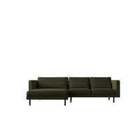ECKSOFA L-form Dani Stoff Verita Dunkelgrün Links - Dunkelgrün, Holz (174/281cm) - Kaiser Möbel
