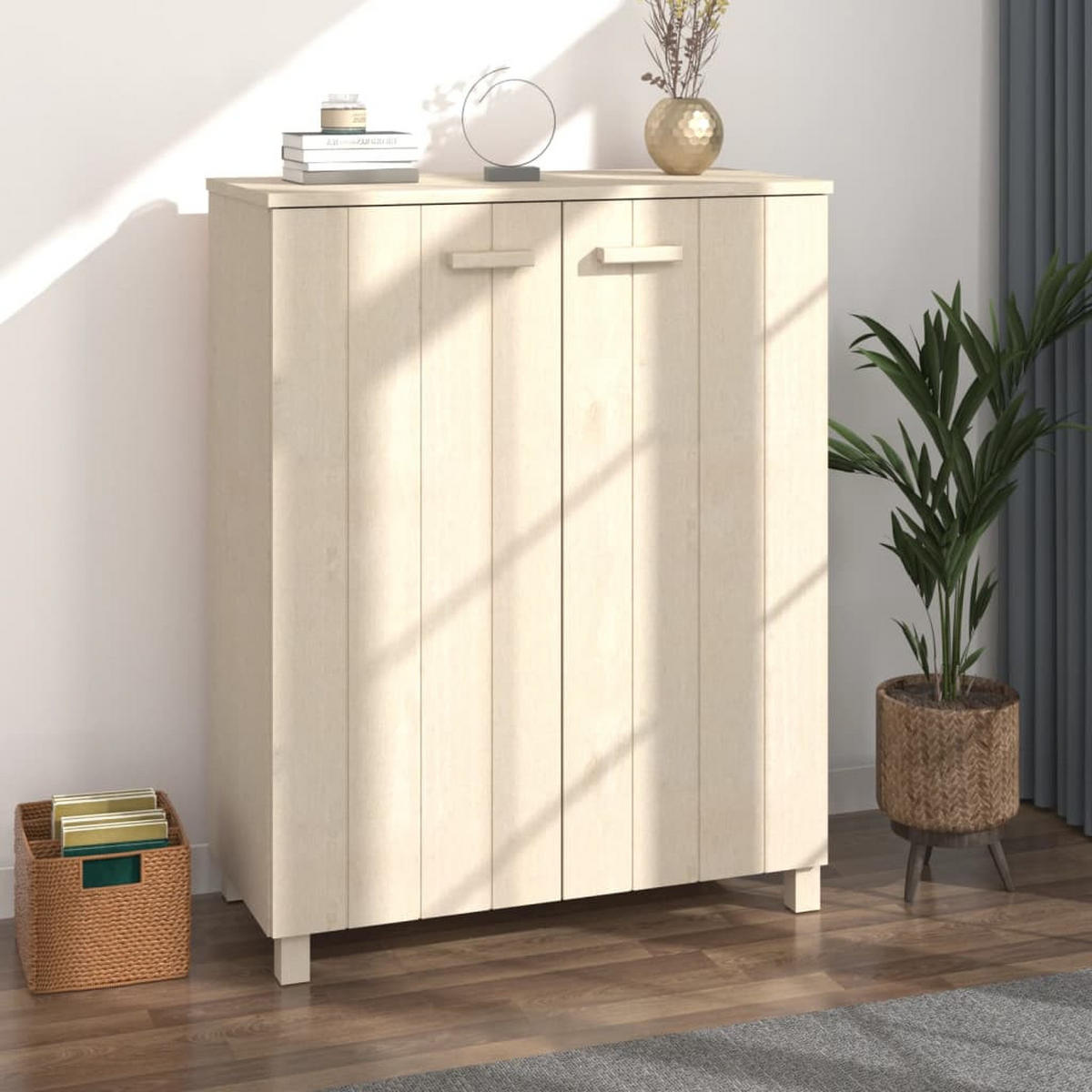 SCHUHSCHRANK Filderstadt 85/40/108 cm - Braun, Holzwerkstoff (85/108/40cm) - Nettlife