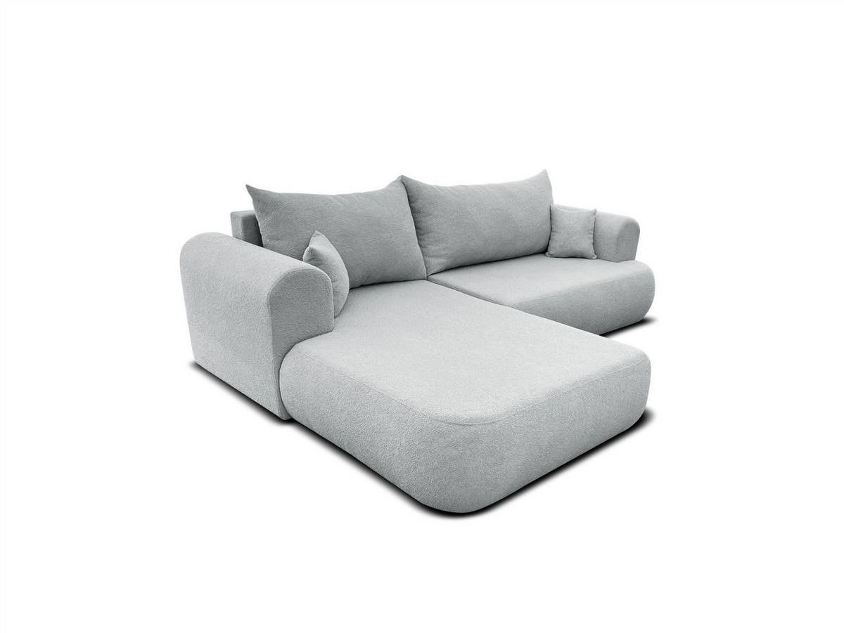 ECKSOFA Anike In Now Or Never - Waldgrün, Holzwerkstoff/Textil (260/173cm) - Fun Möbel
