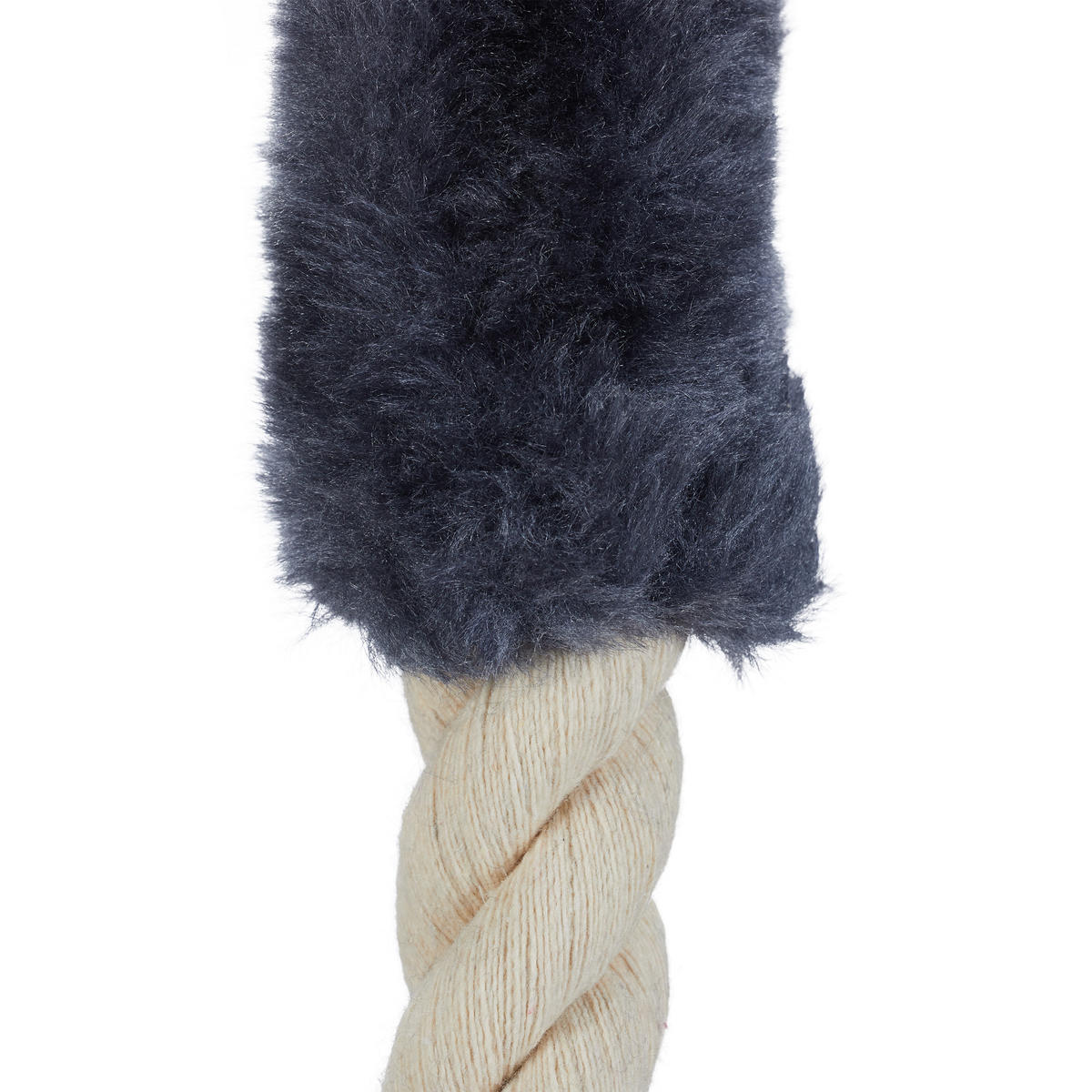 TÜRKORDEL Beige Blaugrau 2er-Set Klemmschutz - Multicolor, Textil (5/5cm) - Relaxdays