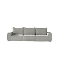 SOFA Sande In Alpine - Hellgrau, Holzwerkstoff/Textil (292/85/90cm) - Fun Möbel