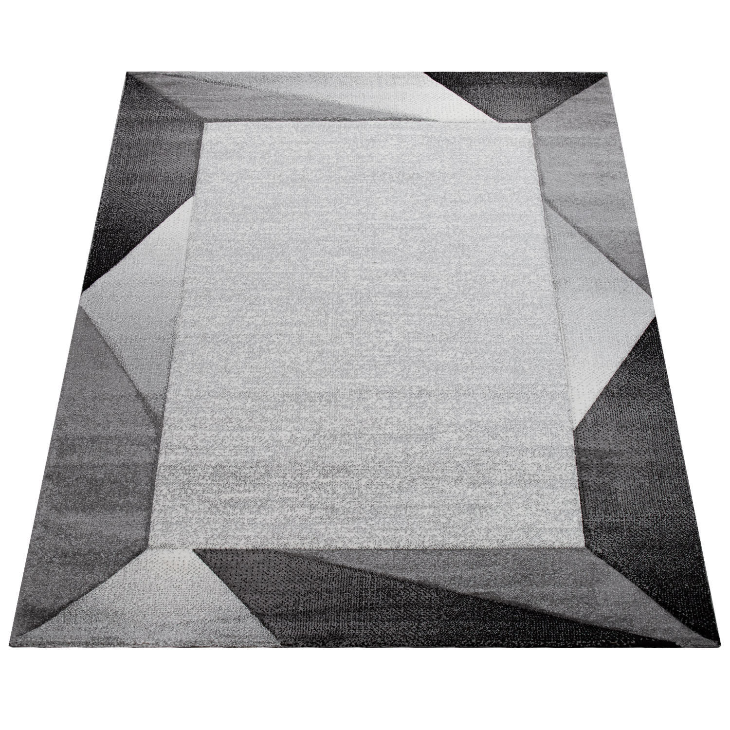 Paco Home Kurzflorteppich Grau 60x110 cm